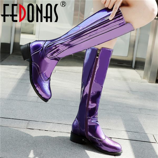fedonas warm winter women knee high boots fashion high heels long motorcycle boots plus size party night club shoes woman shoes, Black
fedonas warm winter women knee high boots fashion high heels long motorcycle boots plus size party night club shoes woman shoes, Black