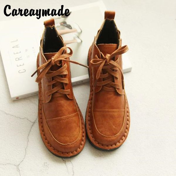 careaymade-by winter 2019 new female leisure boots manual line art boots with flat shoes retro soft soled warm ankle, Black
careaymade-by winter 2019 new female leisure boots manual line art boots with flat shoes retro soft soled warm ankle, Black