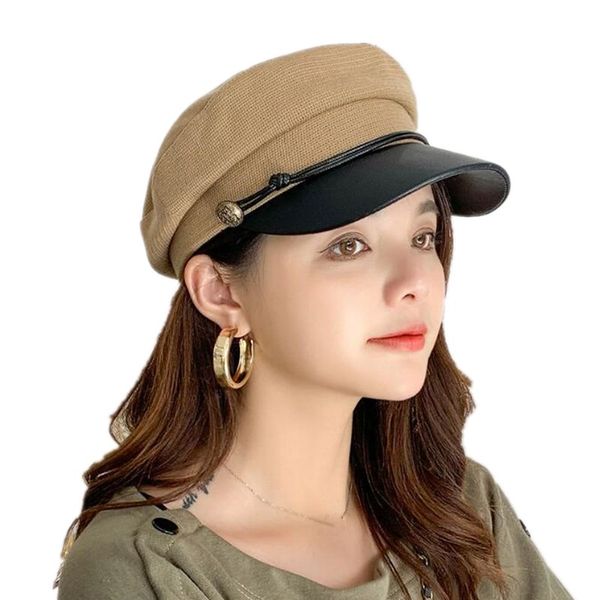 seioum 2019 autumn fashion women's hat british style warm retro newsboy caps octagonal cap female visor caps, Blue;gray
seioum 2019 autumn fashion women's hat british style warm retro newsboy caps octagonal cap female visor caps, Blue;gray