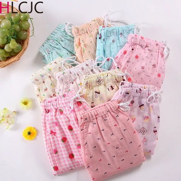 summer ladies pajamas gauze cotton pants women trousers loose casual sleep bottoms soft breathable sleepwear pants pijamas, Black;red
summer ladies pajamas gauze cotton pants women trousers loose casual sleep bottoms soft breathable sleepwear pants pijamas, Black;red