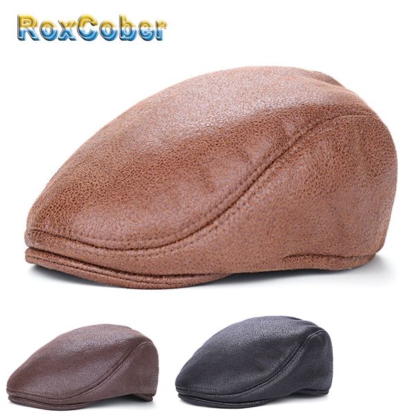 roxcober winter casual painter hat pu leather solid newsboy cap retro ivy flat caps berets gatsby hat, Blue;gray
roxcober winter casual painter hat pu leather solid newsboy cap retro ivy flat caps berets gatsby hat, Blue;gray