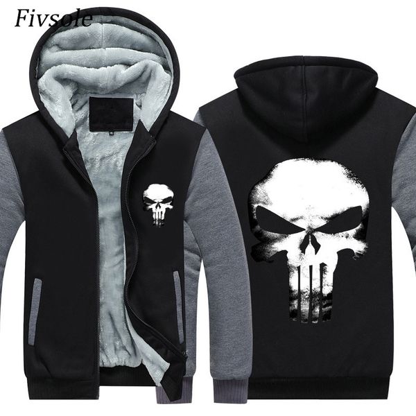 fivsole usa size hoodies men's jacket winter coat men loose wool liner fleece skulls print sweatshirts zip up hoody man, Black
fivsole usa size hoodies men's jacket winter coat men loose wool liner fleece skulls print sweatshirts zip up hoody man, Black