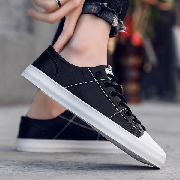 2020 new trend casual shoes for men black leather shoes for young man sneakers leather flats men size 39-44
2020 new trend casual shoes for men black leather shoes for young man sneakers leather flats men size 39-44