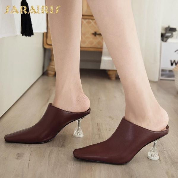 sarairis design strange style summer pumps mules woman shoes cow leather slip-on high heels concise shoes women pumps, Black
sarairis design strange style summer pumps mules woman shoes cow leather slip-on high heels concise shoes women pumps, Black