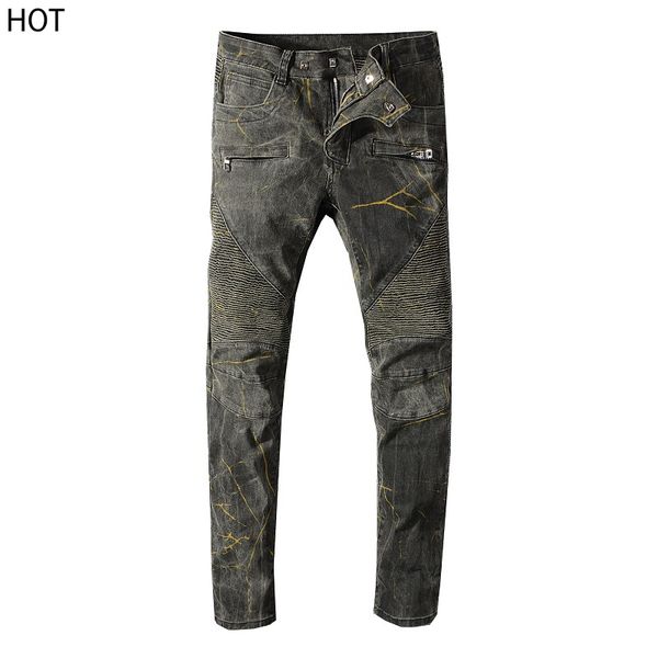 2020 bal мужские проблемные ripped байкер джинсы slim fit мотоциклов байкеров ynmynrs denim для мужчин модельер хип-хоп мужские джинсы хорош, Blue
2020 bal мужские проблемные ripped байкер джинсы slim fit мотоциклов байкеров ynmynrs denim для мужчин модельер хип-хоп мужские джинсы хорош, Blue