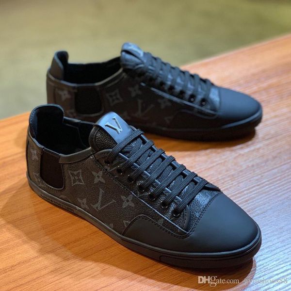 fashion luxury youth shoes men sneakers genuine leather lace-up basketball running shoes of size 38-45, Black
fashion luxury youth shoes men sneakers genuine leather lace-up basketball running shoes of size 38-45, Black