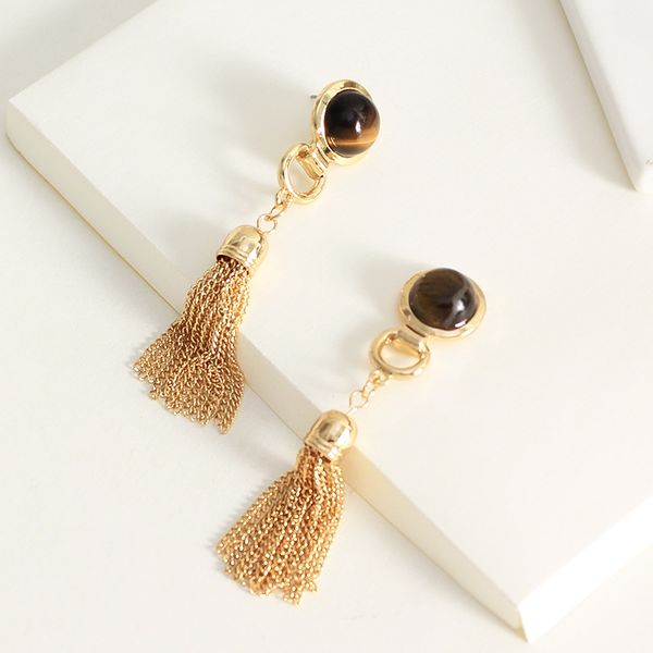 long tassel earrings natural stone dangle gold color hanging drop earrings for women girls with tigereye boho beach wedding party jewelry, Silver
long tassel earrings natural stone dangle gold color hanging drop earrings for women girls with tigereye boho beach wedding party jewelry, Silver