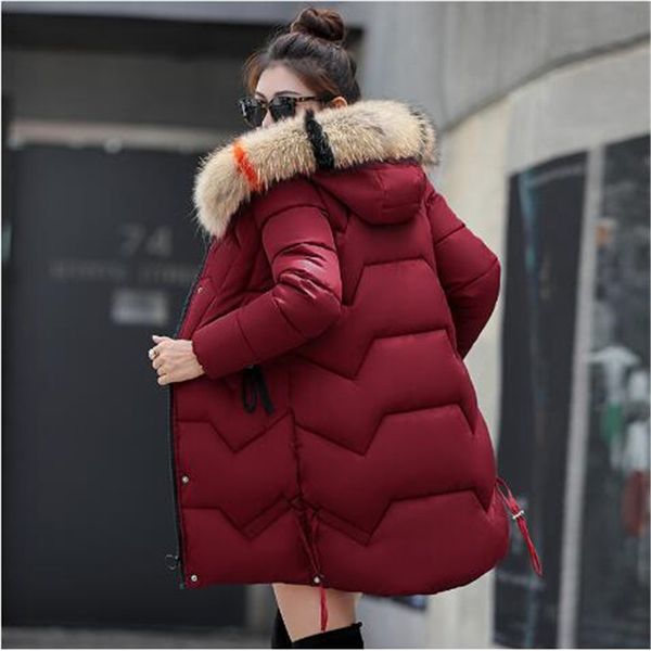 hooded winter down coat jacket thick warm slim women casaco feminino abrigos mujer invierno 2018 wadded parkas outerwear, Black
hooded winter down coat jacket thick warm slim women casaco feminino abrigos mujer invierno 2018 wadded parkas outerwear, Black