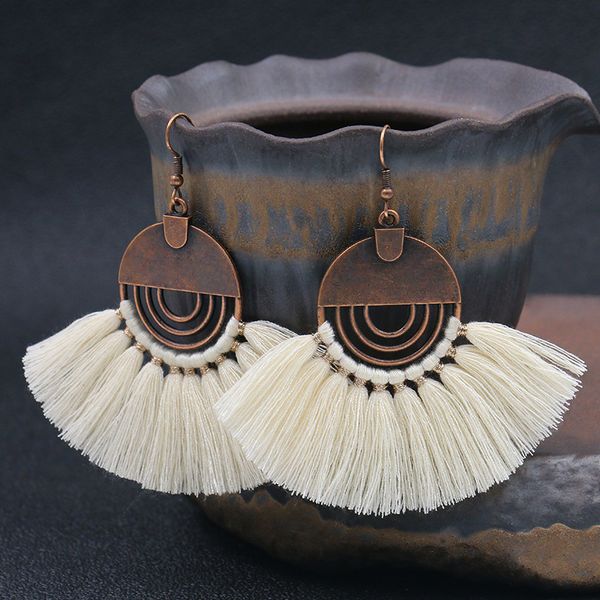 europe and the united states explosion jewelry bohemian tassel earrings fashion hollow round earrings ladies earrings, Golden
europe and the united states explosion jewelry bohemian tassel earrings fashion hollow round earrings ladies earrings, Golden