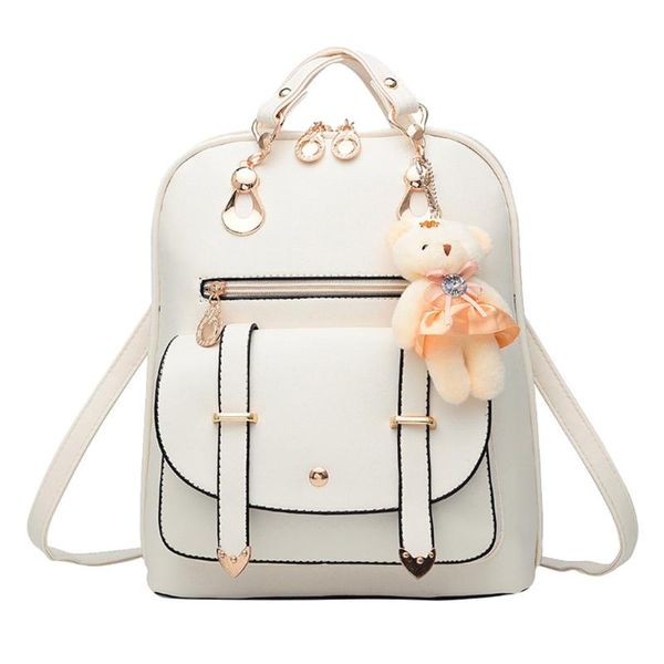 2020 fashion woman backpack soft lether handle solid multi-pocket travel zipper casual handbag feminina bolsas de mujer #t1g
2020 fashion woman backpack soft lether handle solid multi-pocket travel zipper casual handbag feminina bolsas de mujer #t1g