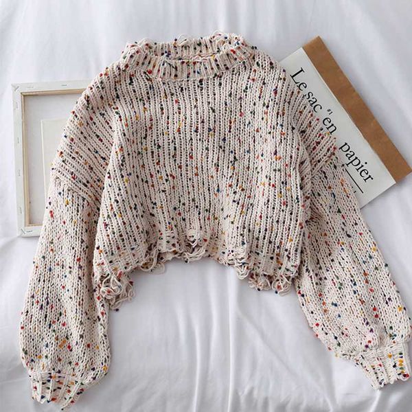 women's sweaters spring fashion women sweater long sleeve female pullover hole knitted femme loose streetwear, White;black
women's sweaters spring fashion women sweater long sleeve female pullover hole knitted femme loose streetwear, White;black