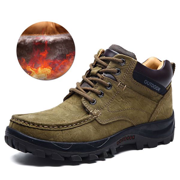 backcamel winter men boots warm genuine leather retro boots outdoor casual shoes plus velvet warm non slip shoes tooling snow, Black
backcamel winter men boots warm genuine leather retro boots outdoor casual shoes plus velvet warm non slip shoes tooling snow, Black