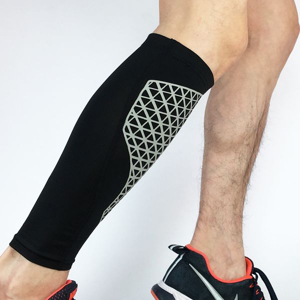 running cycling 1 pair football calf compression sleeves bike sports legwarmers shin guards basketball, Black
running cycling 1 pair football calf compression sleeves bike sports legwarmers shin guards basketball, Black
