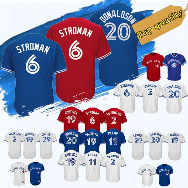 HOT Toronto Blue Jersey Jays Jerseys 19 Jose Bautista 2 Troy 12 Roberto Alomar 29 Joe Carter 6 Marcus Stroman Baseball Jersey Cheap sales
HOT Toronto Blue Jersey Jays Jerseys 19 Jose Bautista 2 Troy 12 Roberto Alomar 29 Joe Carter 6 Marcus Stroman Baseball Jersey Cheap sales