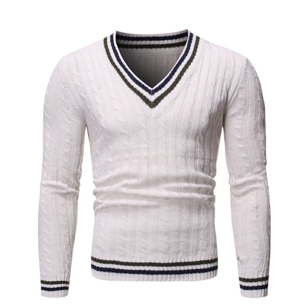 jaycosin men's sweater fashion men casual v-neck pullover man autumn warm slim fit long sleeve shirt male sweaters knitted wool, White;black
jaycosin men's sweater fashion men casual v-neck pullover man autumn warm slim fit long sleeve shirt male sweaters knitted wool, White;black