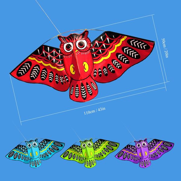 43 x 20 inch colorful cartoon owl flying kite with kite line outdoor toy for children gift outdoor tool
43 x 20 inch colorful cartoon owl flying kite with kite line outdoor toy for children gift outdoor tool