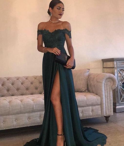 2020 plus size new a-line hunter green evening dresses vintage off shoulder long backless formal prom party gowns custom made dh296, Black;red
2020 plus size new a-line hunter green evening dresses vintage off shoulder long backless formal prom party gowns custom made dh296, Black;red