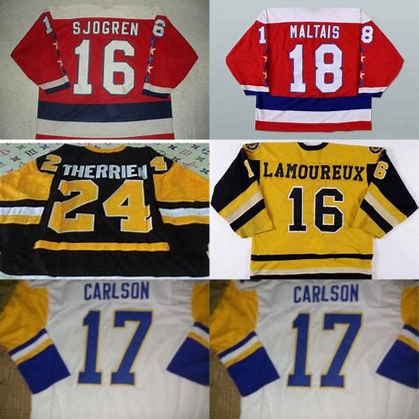 Mens Baltimore Skipjacks 16 Thomas Sjogren 18 Steve Maltias 24 Therrien 17 Carlson 16 Mitch Lamoureau Hockey Jersey
Mens Baltimore Skipjacks 16 Thomas Sjogren 18 Steve Maltias 24 Therrien 17 Carlson 16 Mitch Lamoureau Hockey Jersey