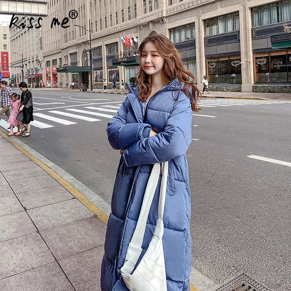 mid long down jacket trendy winter thermal cotton clothing hooded windproof autumn down coat women warm parkas ladies clothing, Blue;black
mid long down jacket trendy winter thermal cotton clothing hooded windproof autumn down coat women warm parkas ladies clothing, Blue;black