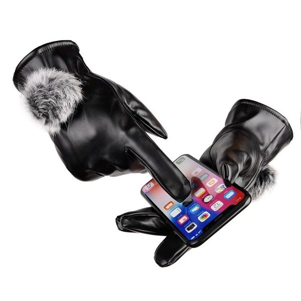 fur ball gloves pu leather ladies gloves autumn and winter warm plus velvet imitation leather fashion driving, Blue;gray
fur ball gloves pu leather ladies gloves autumn and winter warm plus velvet imitation leather fashion driving, Blue;gray