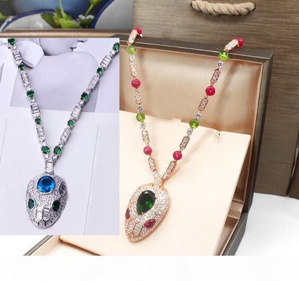 fashion lady women brass 18k gold inlay color gemstone necklaces with full diamond red blue eyes zircon snake head pendant, Silver
fashion lady women brass 18k gold inlay color gemstone necklaces with full diamond red blue eyes zircon snake head pendant, Silver
