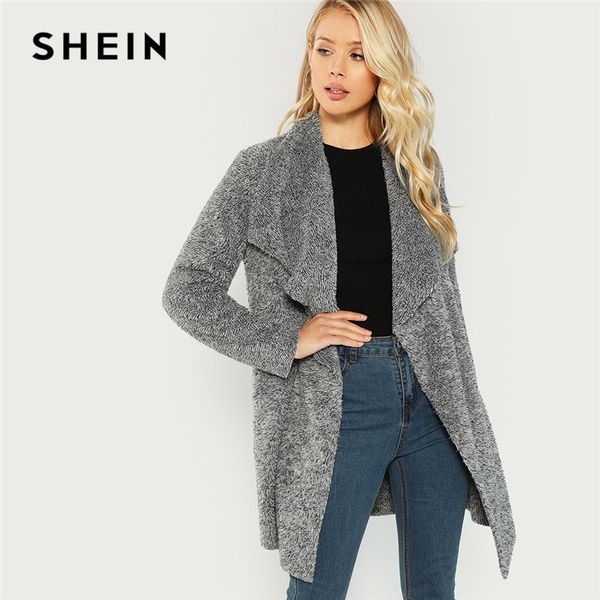 shein grey office lady elegant waterfall collar solid knee length teddy coat 2018 autumn casual fashion women coats outerwear, Tan;black
shein grey office lady elegant waterfall collar solid knee length teddy coat 2018 autumn casual fashion women coats outerwear, Tan;black