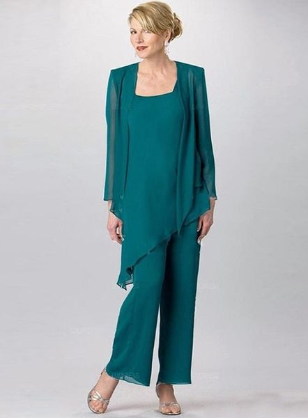 custom made popular 3 piece turquoise mother of the bride square long sleeve jackets mother of the bridal pant suits pd4030, Black;red
custom made popular 3 piece turquoise mother of the bride square long sleeve jackets mother of the bridal pant suits pd4030, Black;red