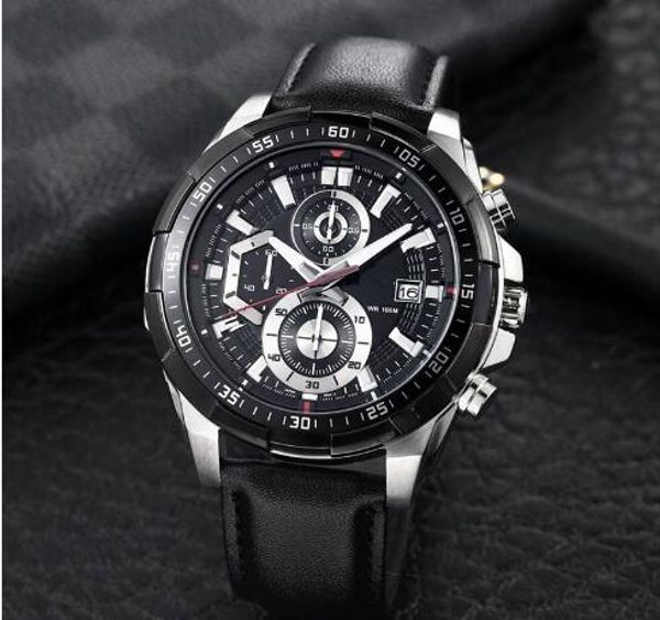 classic fashion quality men fashion watches designer stainless steel quartz wristwatch efr539 movement 1/20 pendulum function, Slivery;brown
classic fashion quality men fashion watches designer stainless steel quartz wristwatch efr539 movement 1/20 pendulum function, Slivery;brown