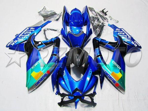 injection mold new abs motorcycle fairings kit fit for suzuki gsx-r600 gsx-r750 600 750 k8 2008 2009 2010 08 09 10 blue luster
injection mold new abs motorcycle fairings kit fit for suzuki gsx-r600 gsx-r750 600 750 k8 2008 2009 2010 08 09 10 blue luster