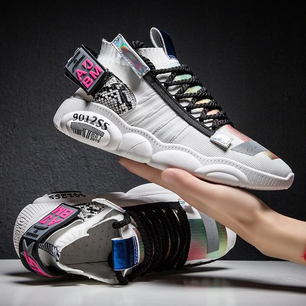 weweya colorful stretch sock shoes men casual breathable sneakers men personality letter chunky trainers leisure male shoes, Black
weweya colorful stretch sock shoes men casual breathable sneakers men personality letter chunky trainers leisure male shoes, Black