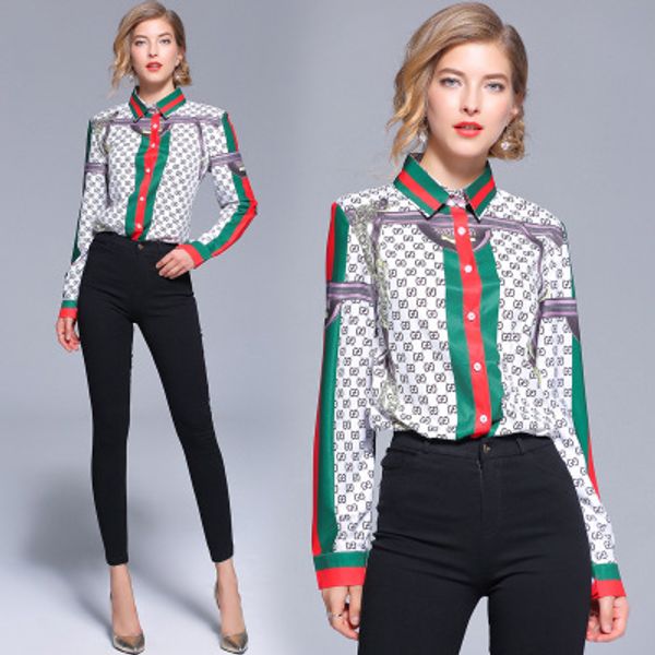 new 2019 spring runway мода печати воротник ol женщин ladies вскользь управление кнопки на передней нагрудные шея с длинным рукавом тонкий р, White
new 2019 spring runway мода печати воротник ol женщин ladies вскользь управление кнопки на передней нагрудные шея с длинным рукавом тонкий р, White