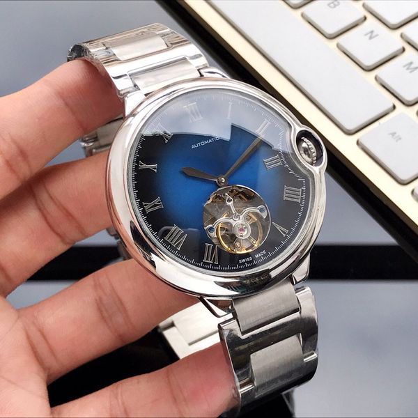 Original brand 47mm 316l tainle teel ca e floding bracelet gradient blue dial mechanical automatic women men 039 watche waterproof
Original brand 47mm 316l tainle teel ca e floding bracelet gradient blue dial mechanical automatic women men 039 watche waterproof