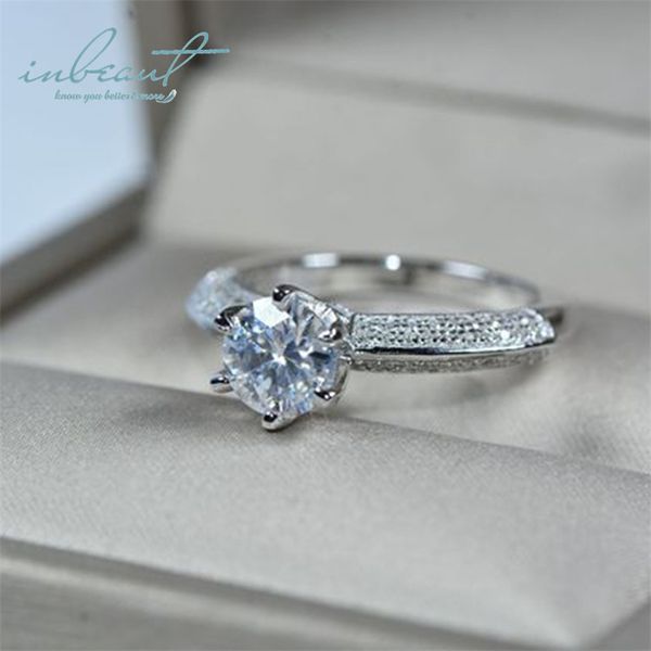 inbeaut sparkling d color 1 ct moissanite ring 925 silver excellent cut pass test diamond moissanites wedding rings for women, Golden;silver
inbeaut sparkling d color 1 ct moissanite ring 925 silver excellent cut pass test diamond moissanites wedding rings for women, Golden;silver