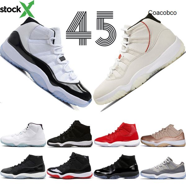 11 11s platinum tint concord 45 cap and gown men jordon basketball shoes prom night gym red bred barons space jams mens sports sneakers
11 11s platinum tint concord 45 cap and gown men jordon basketball shoes prom night gym red bred barons space jams mens sports sneakers