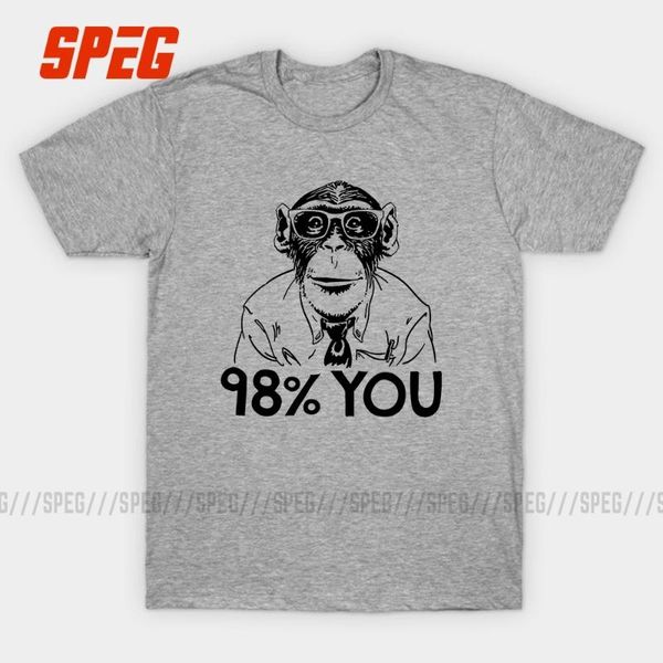 funny hip hop tee shirt funny chimpanzee monkey 98 pecent you gorilla men's cotton tees promotion teenage t shirt quotes, White;black
funny hip hop tee shirt funny chimpanzee monkey 98 pecent you gorilla men's cotton tees promotion teenage t shirt quotes, White;black