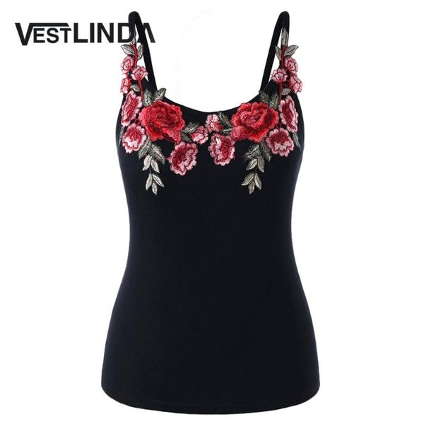 vestlinda вышивка cami tank top блузка летняя 2018. фитнес женская одежда бретели спагетти ремень черный плюс размер cami tops, White
vestlinda вышивка cami tank top блузка летняя 2018. фитнес женская одежда бретели спагетти ремень черный плюс размер cami tops, White