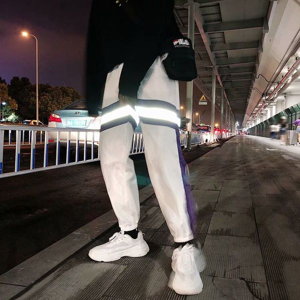 streetwear spring mens joggers pants hip hop fashions 2019 fall street wear reflective harem trouers, Black
streetwear spring mens joggers pants hip hop fashions 2019 fall street wear reflective harem trouers, Black