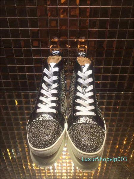 designer shoes spike red bottom sneakers leather shoes rhinestone casual shoes suede luxury men women with box dust bagd05 d05, Black
designer shoes spike red bottom sneakers leather shoes rhinestone casual shoes suede luxury men women with box dust bagd05 d05, Black