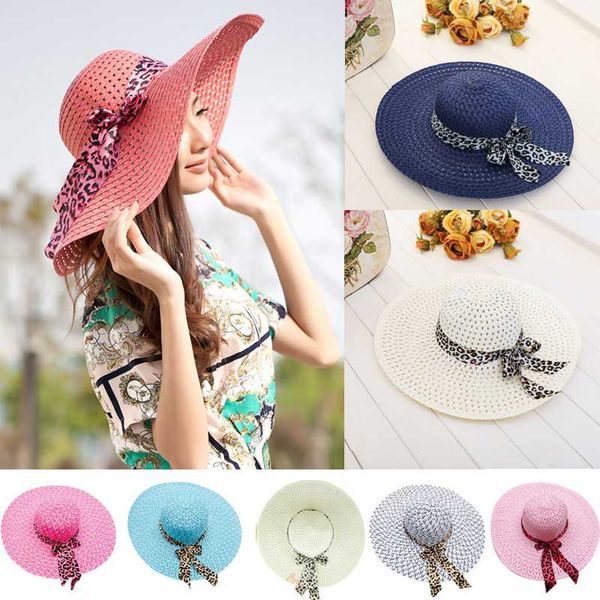 women fashion classic retro ladies fedora sweet wide brim sun hat, Blue;gray