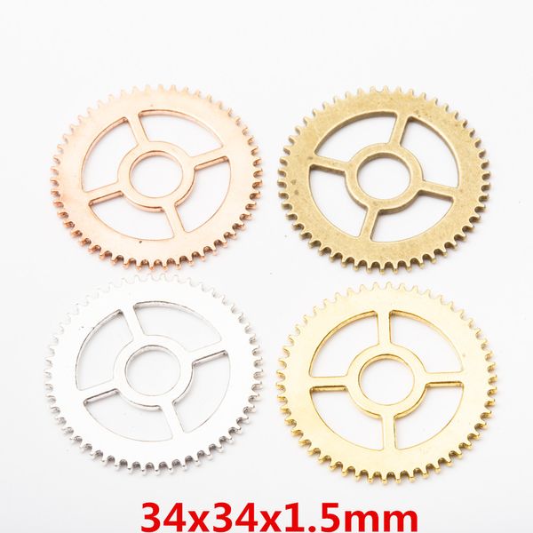 20pcs 34mm vintage silver rose gold gear connector charms antique bronze pendants for bracelet necklace earring diy jewelry, Bronze;silver
20pcs 34mm vintage silver rose gold gear connector charms antique bronze pendants for bracelet necklace earring diy jewelry, Bronze;silver