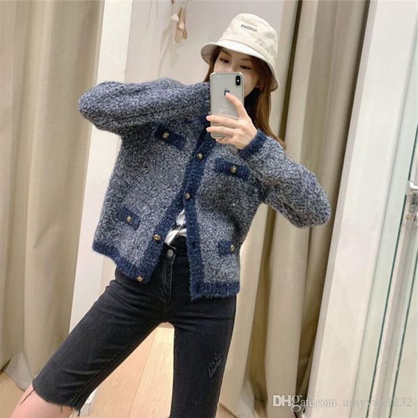 922 2019 autumn black long sleeves crew neck letter women's sweaters runway cardigan changji, White;black
922 2019 autumn black long sleeves crew neck letter women's sweaters runway cardigan changji, White;black