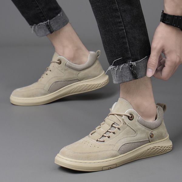 men shoes fashion genuine leather oxfords breathable autumn lace up comfortable casual shoes flats outdoor men sneakers, Black
men shoes fashion genuine leather oxfords breathable autumn lace up comfortable casual shoes flats outdoor men sneakers, Black