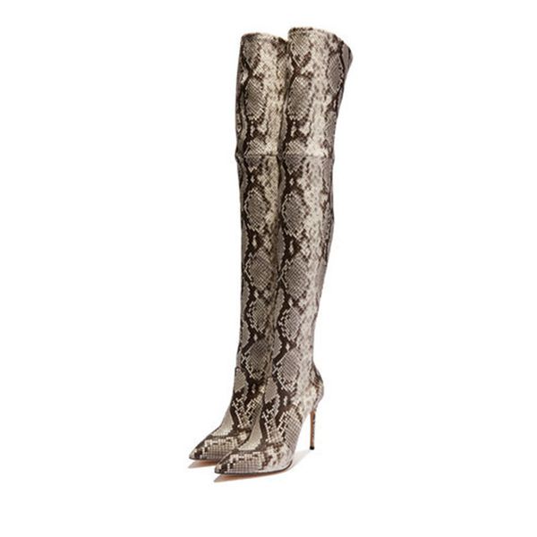 boots women over the knee suede snake print 11.5cm high heels plus size stripper long pleaser stiletto winter 2021 thigh shoes, Black
boots women over the knee suede snake print 11.5cm high heels plus size stripper long pleaser stiletto winter 2021 thigh shoes, Black
