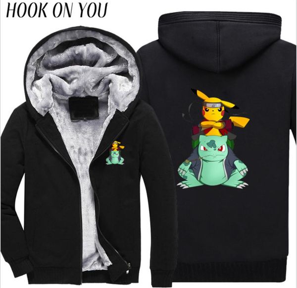 anime pocket monster logo zipper hoodies long-sleeved leisure sweatshirts new thickening coat cosplay costume jacket, Black
anime pocket monster logo zipper hoodies long-sleeved leisure sweatshirts new thickening coat cosplay costume jacket, Black