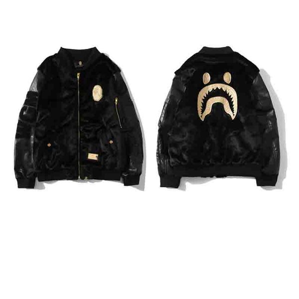 tide brand jacket mens designer jacket luxury casual parka coat ape man embroidered jackets bomber jackets luxury furry shark jacket coat, Black;brown
tide brand jacket mens designer jacket luxury casual parka coat ape man embroidered jackets bomber jackets luxury furry shark jacket coat, Black;brown