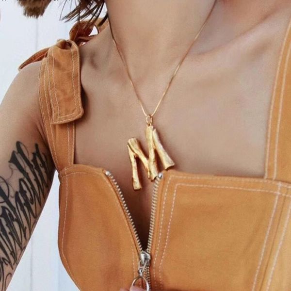 initial letters necklace women gold color chain 2018 fashion long necklaces big pendant boho statement necklace collier femme, Silver
initial letters necklace women gold color chain 2018 fashion long necklaces big pendant boho statement necklace collier femme, Silver