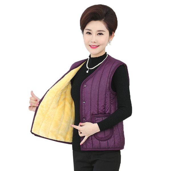 oln 2019 women parka middle-age vest coat autumn winter warm cotton waistcoat vest plus size jacket clothes waistcoat, Black;white
oln 2019 women parka middle-age vest coat autumn winter warm cotton waistcoat vest plus size jacket clothes waistcoat, Black;white