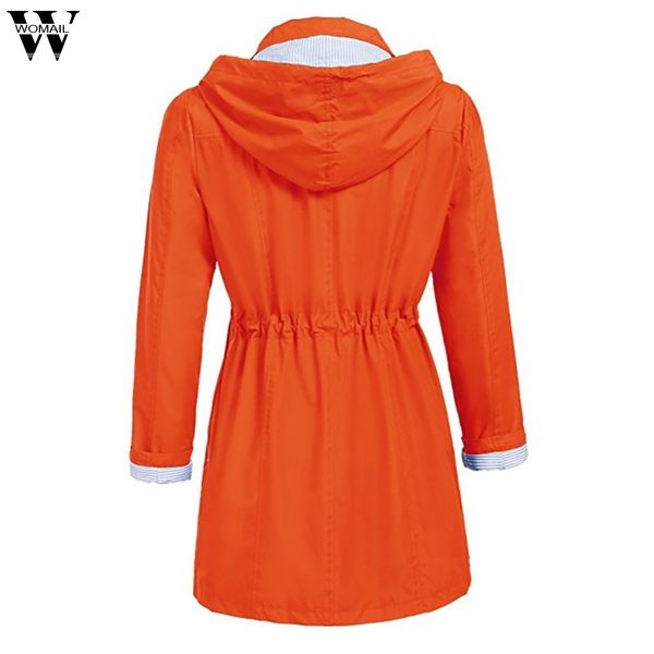women long coat jacket casual solid rain jacket outdoor hoodie waterproof hooded raincoat windproof coat 2019 autumn winter, Black;brown
women long coat jacket casual solid rain jacket outdoor hoodie waterproof hooded raincoat windproof coat 2019 autumn winter, Black;brown