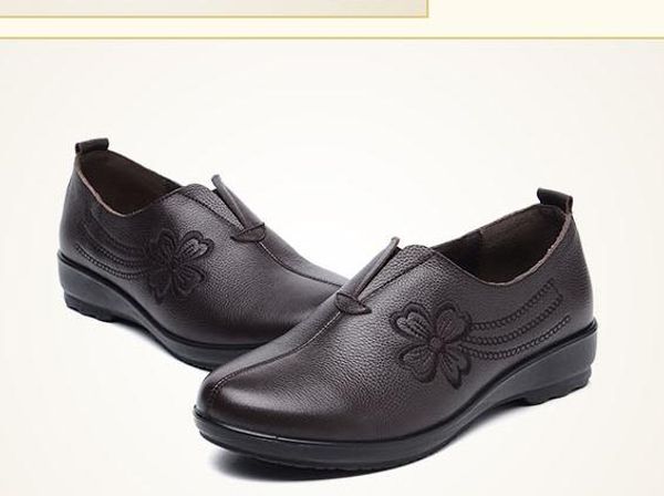 women's shoes in spring and autumn low heel round head anti-skid soft mother@kl680, Black
women's shoes in spring and autumn low heel round head anti-skid soft mother@kl680, Black