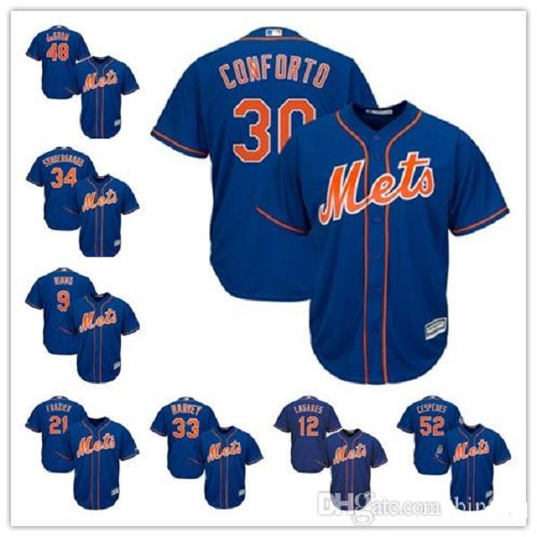 newyork mets 34 noah syndergaard 30 michael conforto 17 keith hernandez majestic official cool baseball jersey, Blue;black
newyork mets 34 noah syndergaard 30 michael conforto 17 keith hernandez majestic official cool baseball jersey, Blue;black